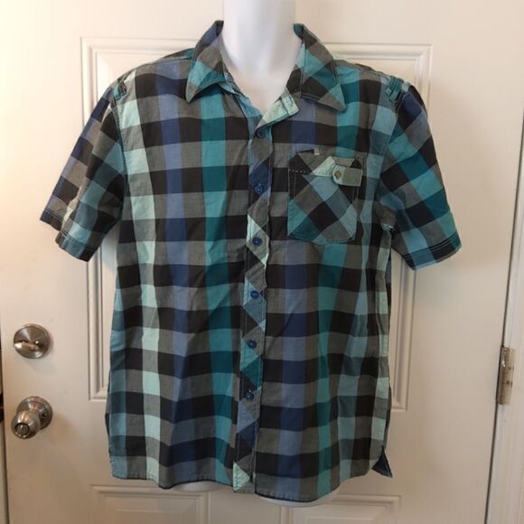 Enyce Other - (3/$20) ENYCE button front checkered shirt